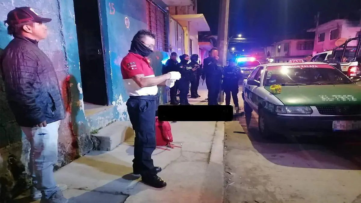 Homicidio de hombre ocurrido en Xalapa